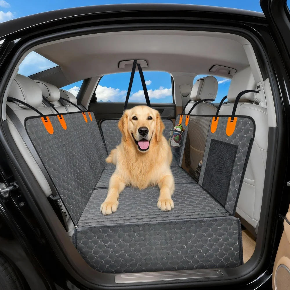 Back Seat Extender For Dogs Car Seat Cover Hammock Waterproof