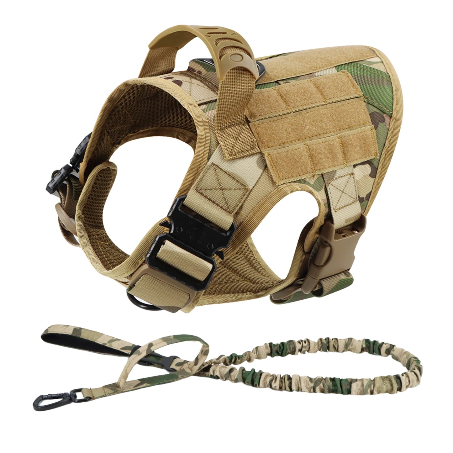 Large Dog Harness and Leash Set for Training Malinois