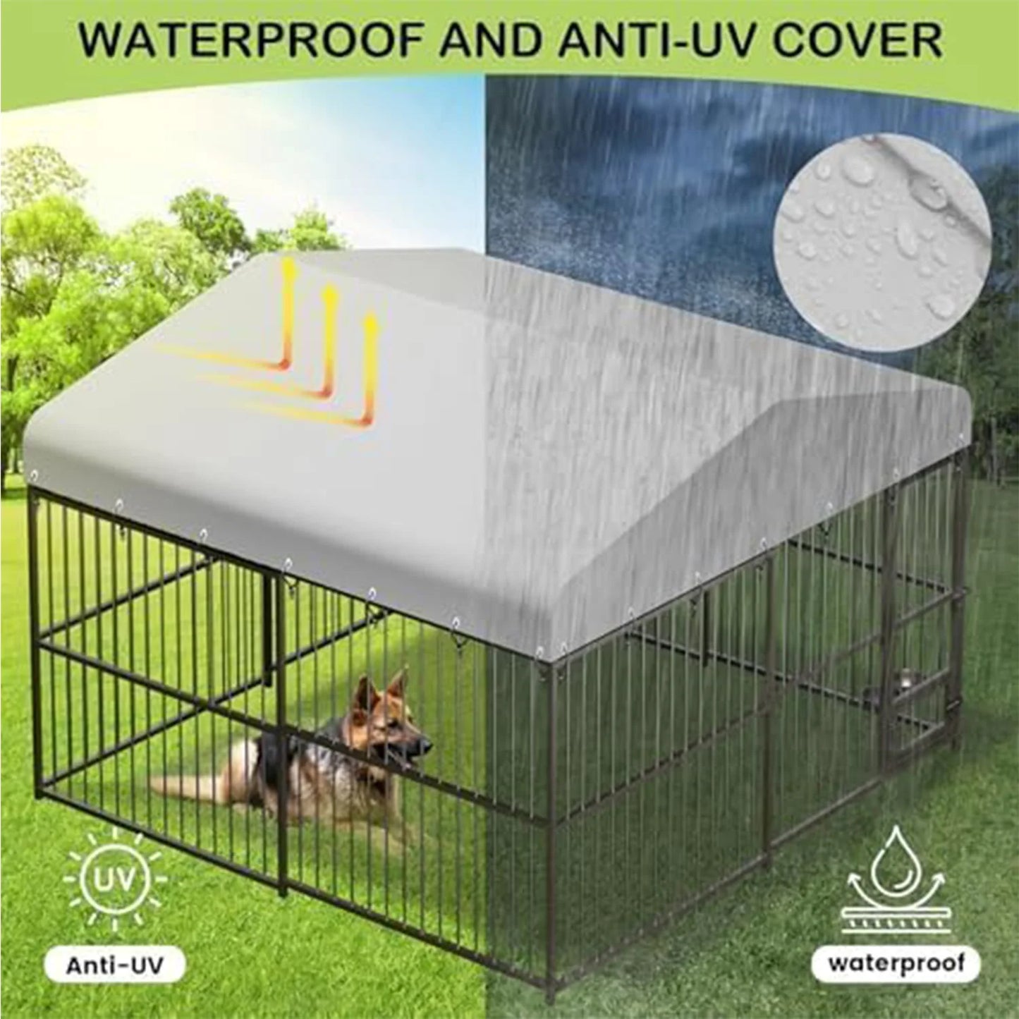 HiMISS Outdoor Dog Kennel For Large And Medium Dogs