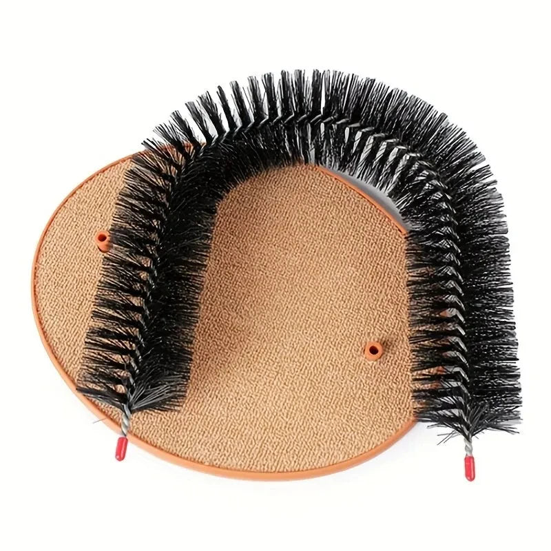 Cat Self Groomer Arch Massage Brush Scratching Pad Toy For Cats