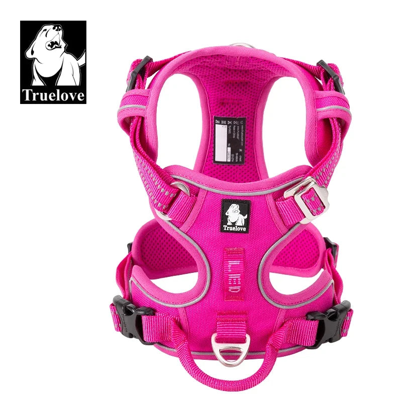 Truelove Reflective Nylon No Pull Adjustable Dog Harness