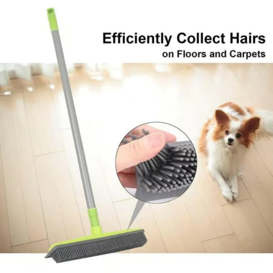 MDNG Pet Hair Removal Broom for Carpet Quick Shed Removal