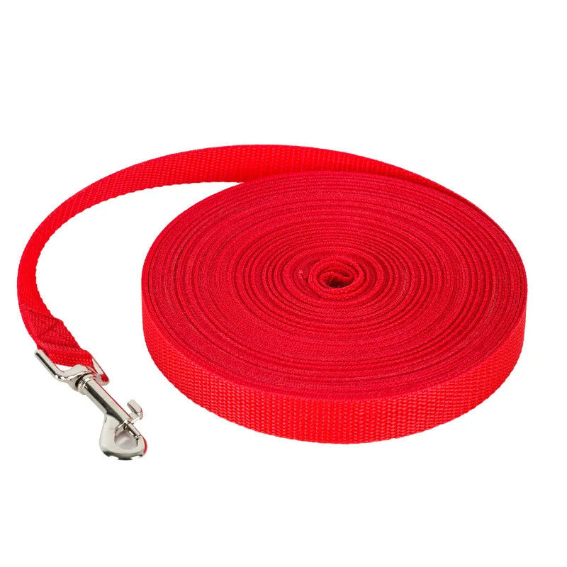 Nylon Dog Leash for Extended Training and Outdoor Walks