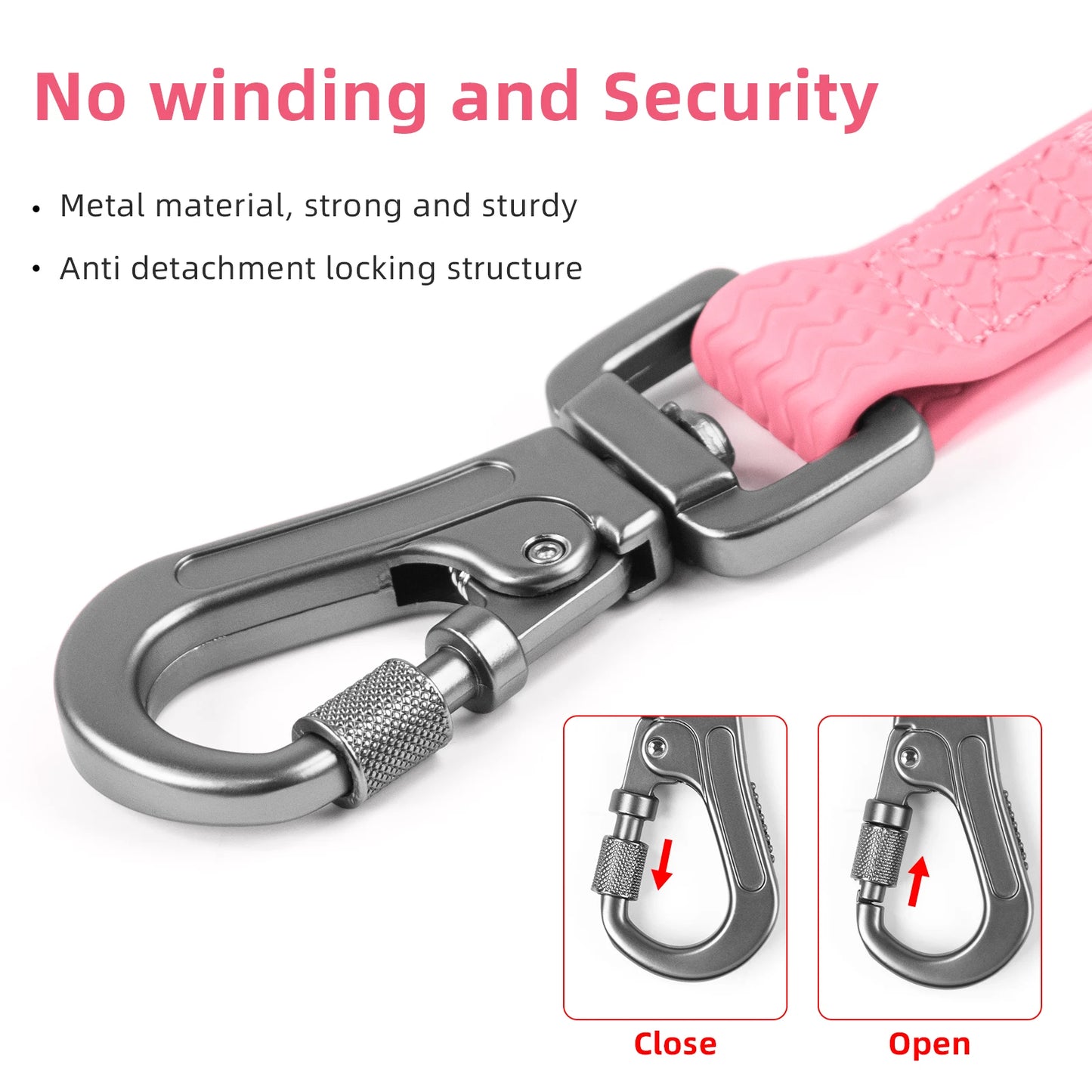 Henshine Dog Gear PVC Leash For Large Dogs Non Slip