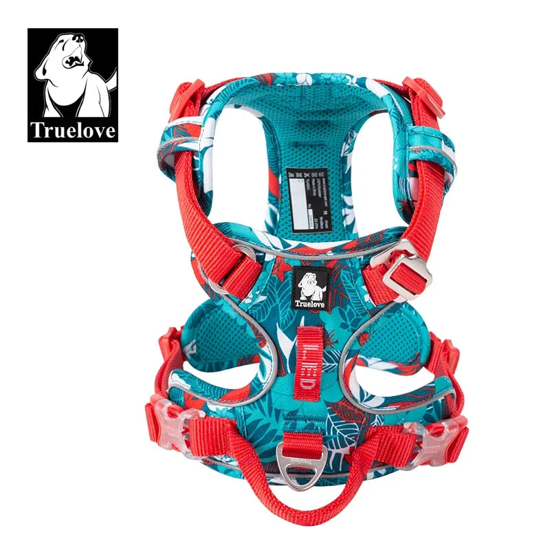 Truelove Reflective Nylon No Pull Adjustable Dog Harness