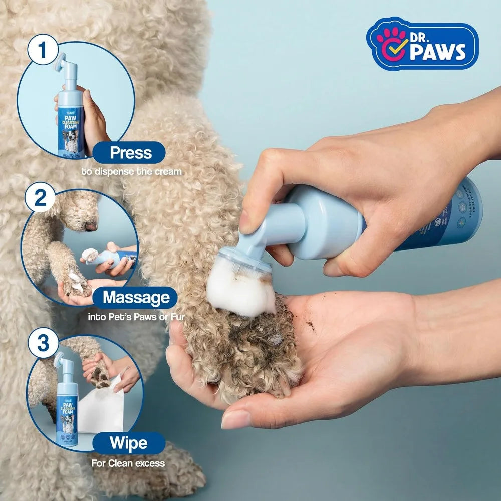 Dog Paw Cleaner Non Toxic PH Balanced Lick Safe 150ml