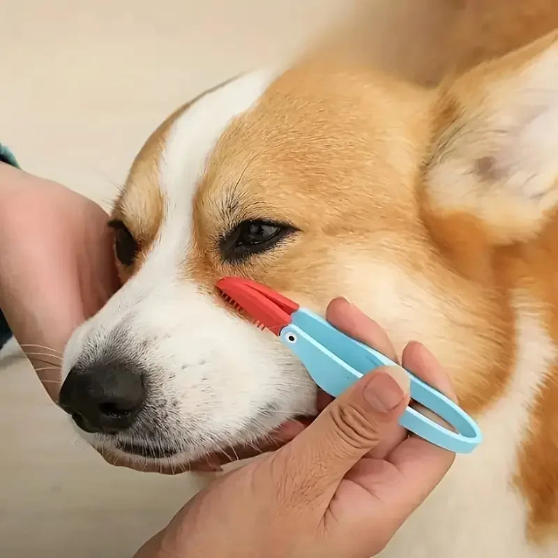 Soft Silicone Eye Cleaning Brush For Cat Dog Tear Marks