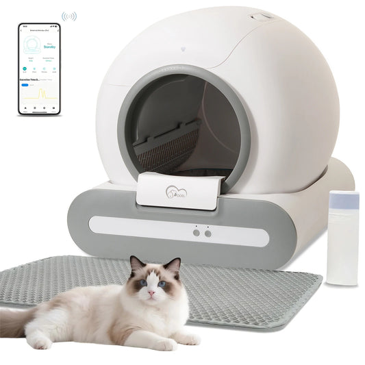 DOEL Smart Self Cleaning Cat Litter Box App Control WiFi