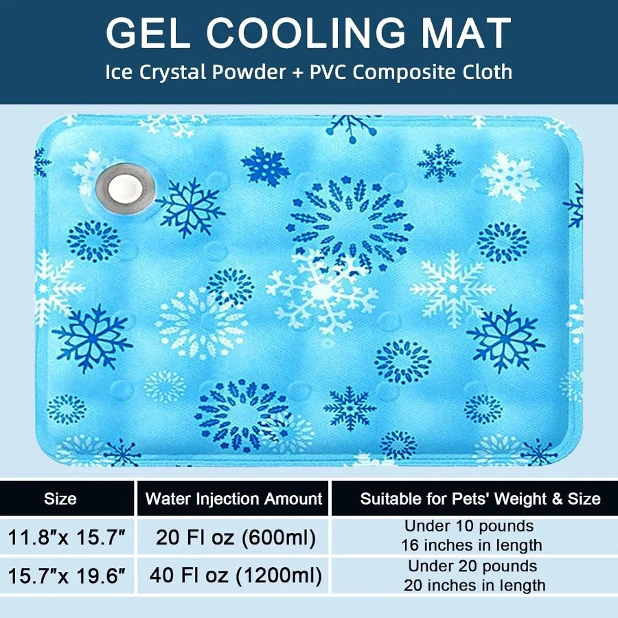 Foldable Gel Cooling Mat For Dogs And Cats Ice Powder