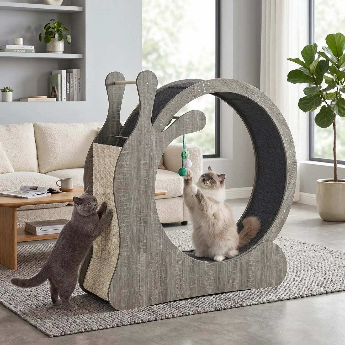 HiMISS Cat Exercise Wheel 45 Inch Indoor Treadmill For Cats