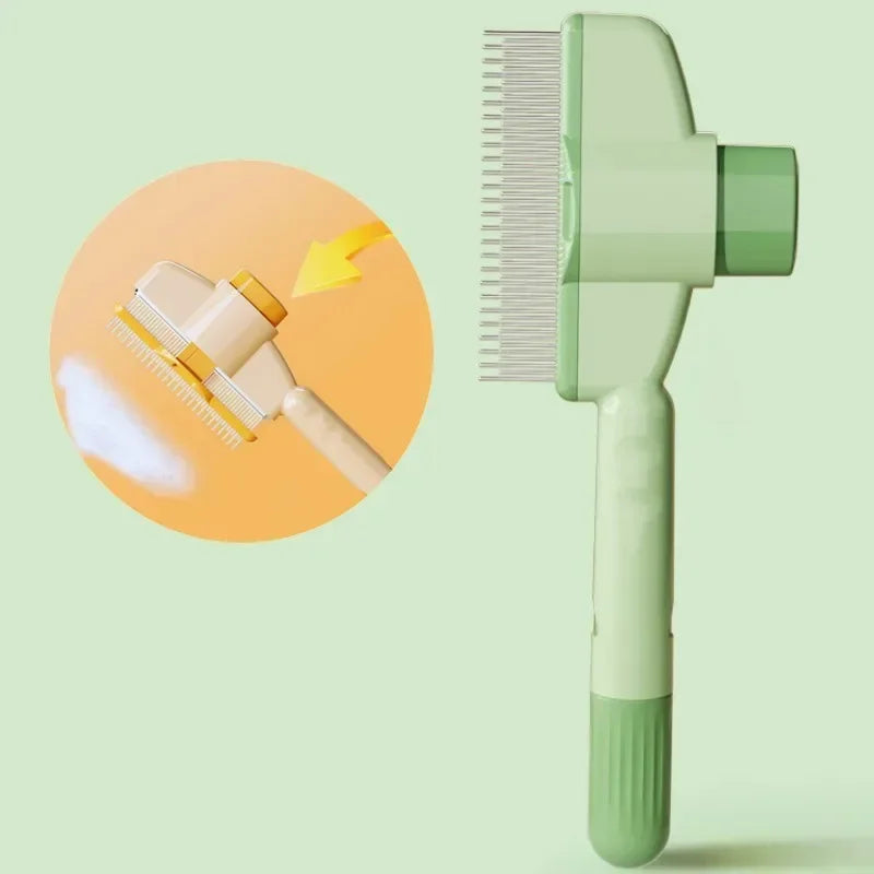 Self Cleaning Dog Grooming Comb Brush for Pet Hair Removal