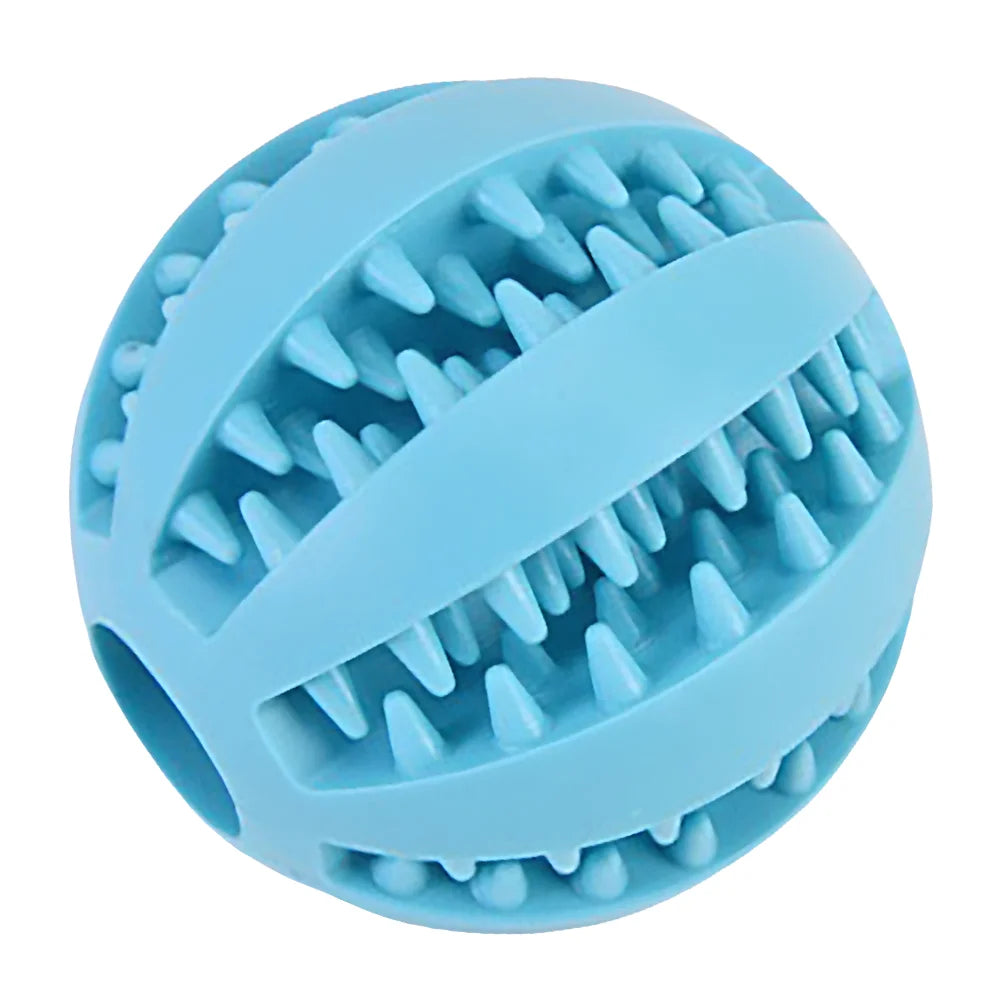 Cross-Border Rubber Leakage Bite Toy Ball For Dogs