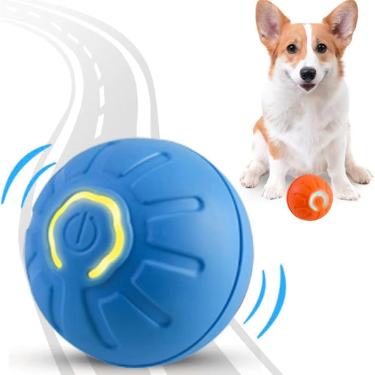 Electric Plastic Pet Ball Bouncing Toy for Dogs and Cats