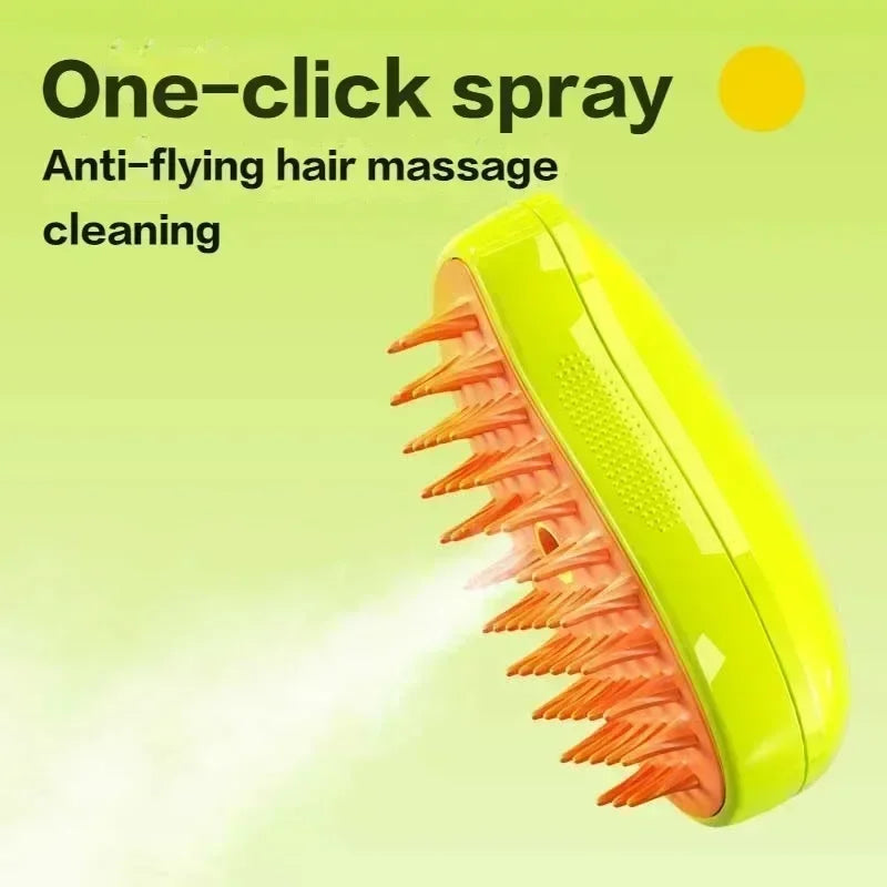 Steamy Brush Electric Sprayer For Cat And Dog Massage