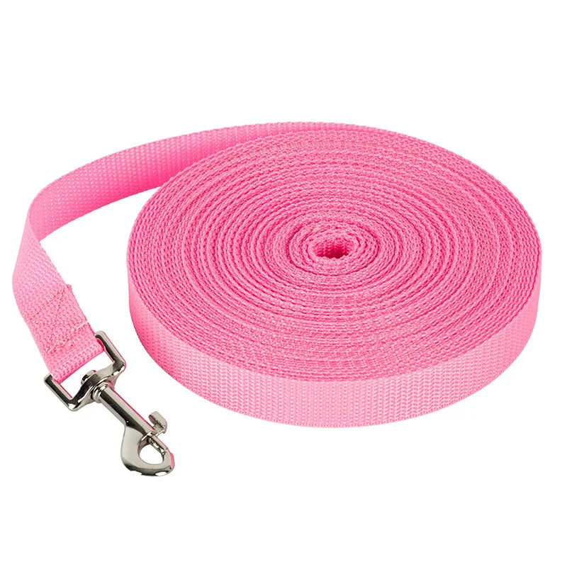 Nylon Dog Leash for Extended Training and Outdoor Walks