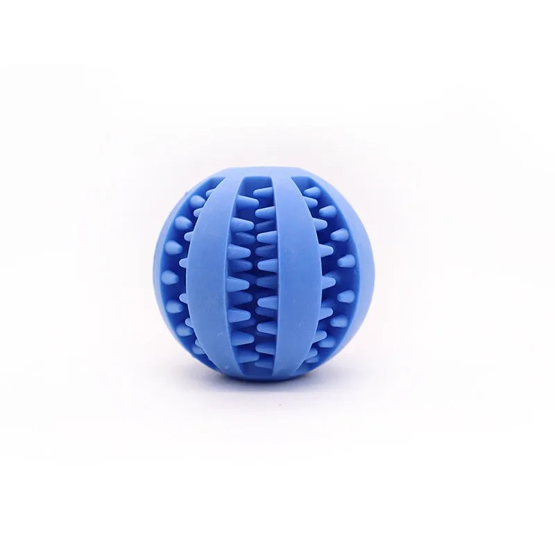Cross-Border Rubber Leakage Bite Toy Ball For Dogs