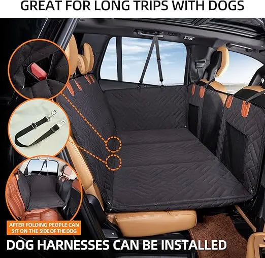 Back Seat Extender Dog Hammock Car Seat Cover For Dogs