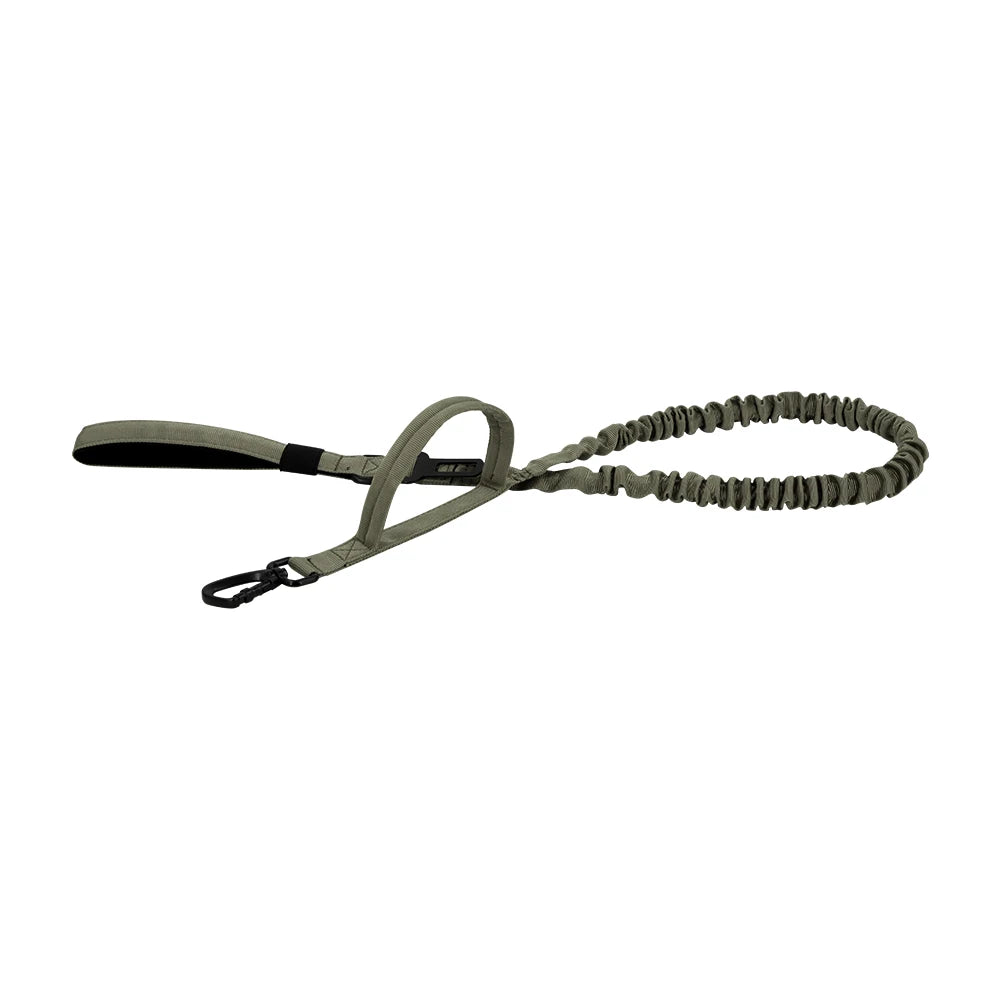 PETRAVEL CN Military Dog Leash With Quick Release Elastic Rope
