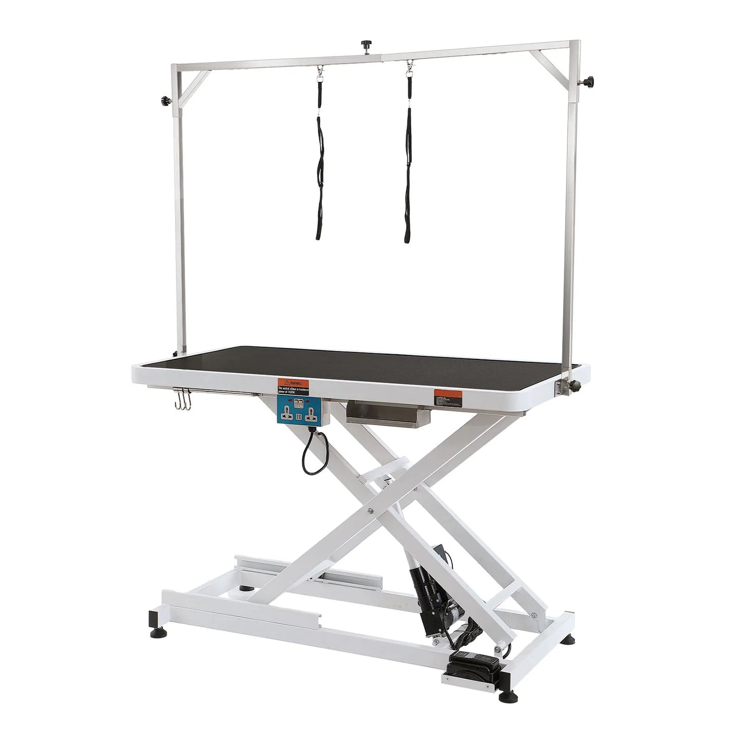 SucceBuy Electric Pet Grooming Table With Adjustable Height Tabletop