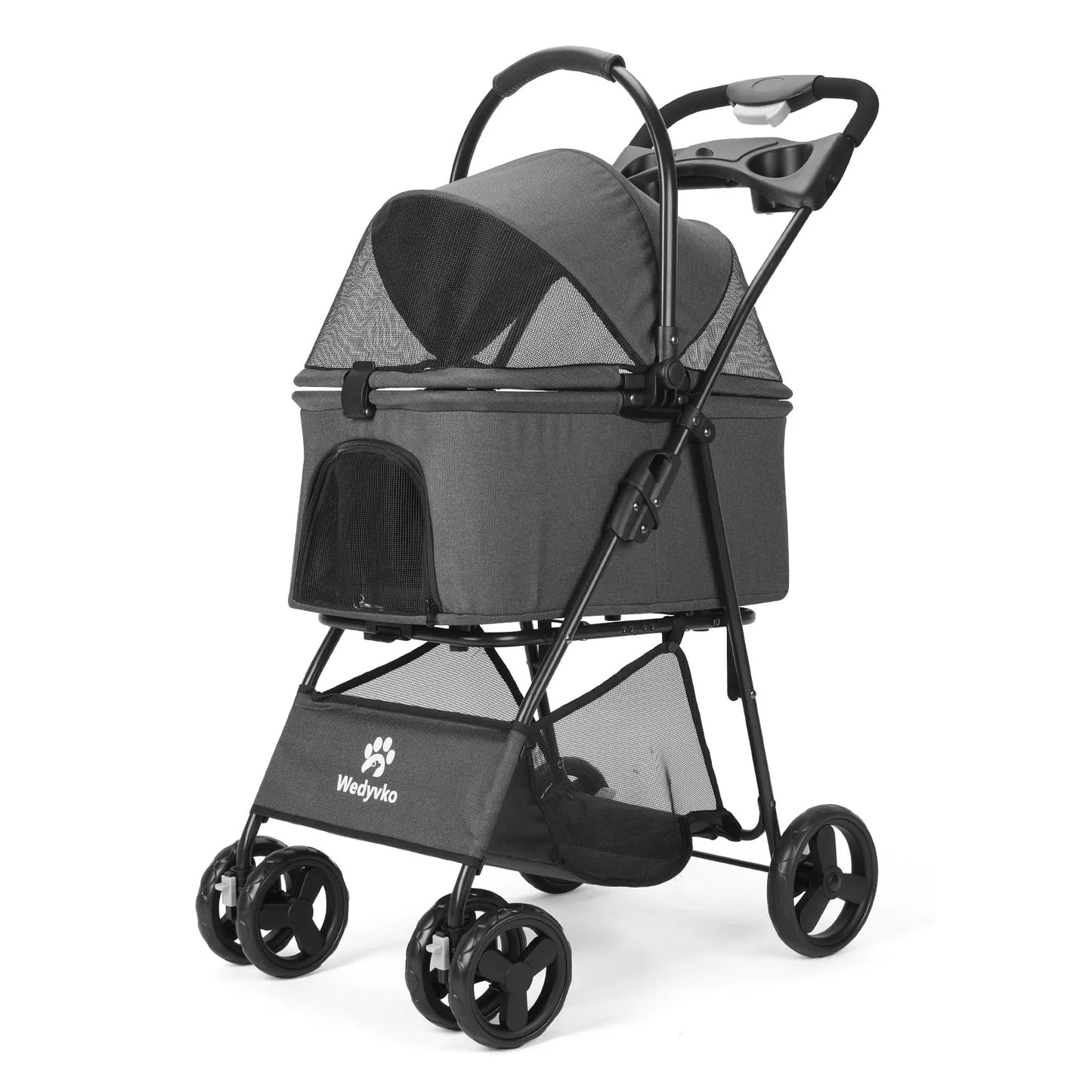 3 in 1 Pet Stroller With Removable Carrier All Terrain