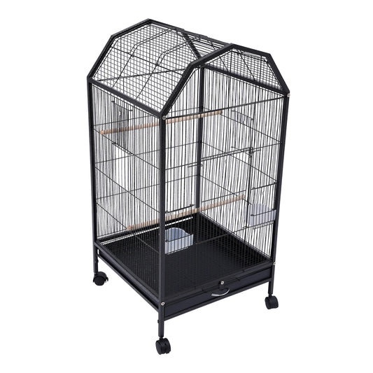 Iron Bird Cage for Parrots and Finches Pet Supply Stand