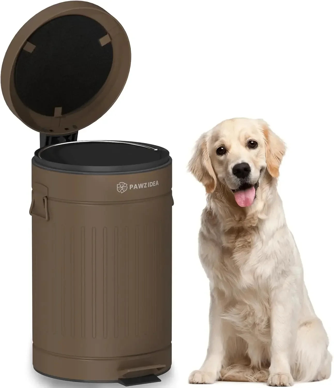 Dog Poop Trash Can Outdoor Odor Control With Carbon Filter