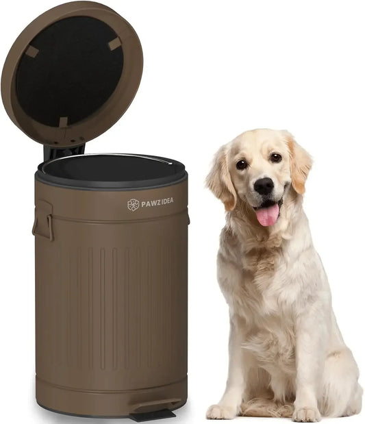 Dog Poop Trash Can Outdoor Odor Control With Carbon Filter