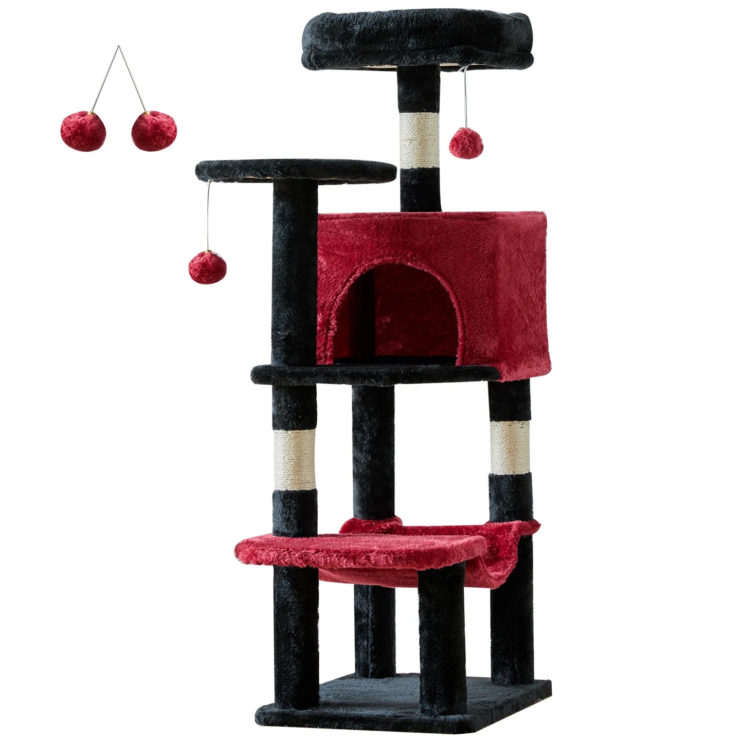 JHK Cat Tree Multi Cat Climbing Tower Scratching Posts