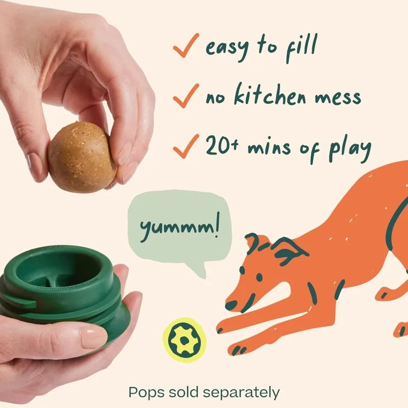 Pupsicle Interactive Dog Chew Toys With Weighted Base Snack Box