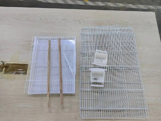 Wrought Iron Bird Cage Portable Parrot Cage With Removable Tray