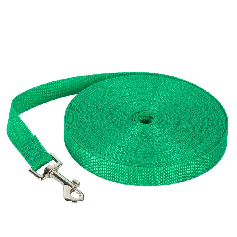 Nylon Dog Leash for Extended Training and Outdoor Walks