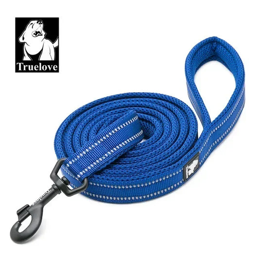 TrueLove Reflective Nylon Mesh Soft Pet Leash With Padded Comfort