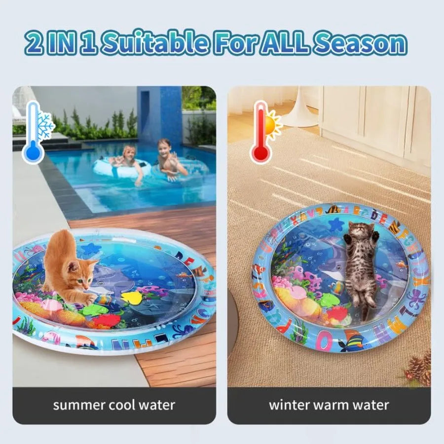 Cat Water Mat 0.5mm Thickened Anti Scratch Sensory Play Mat