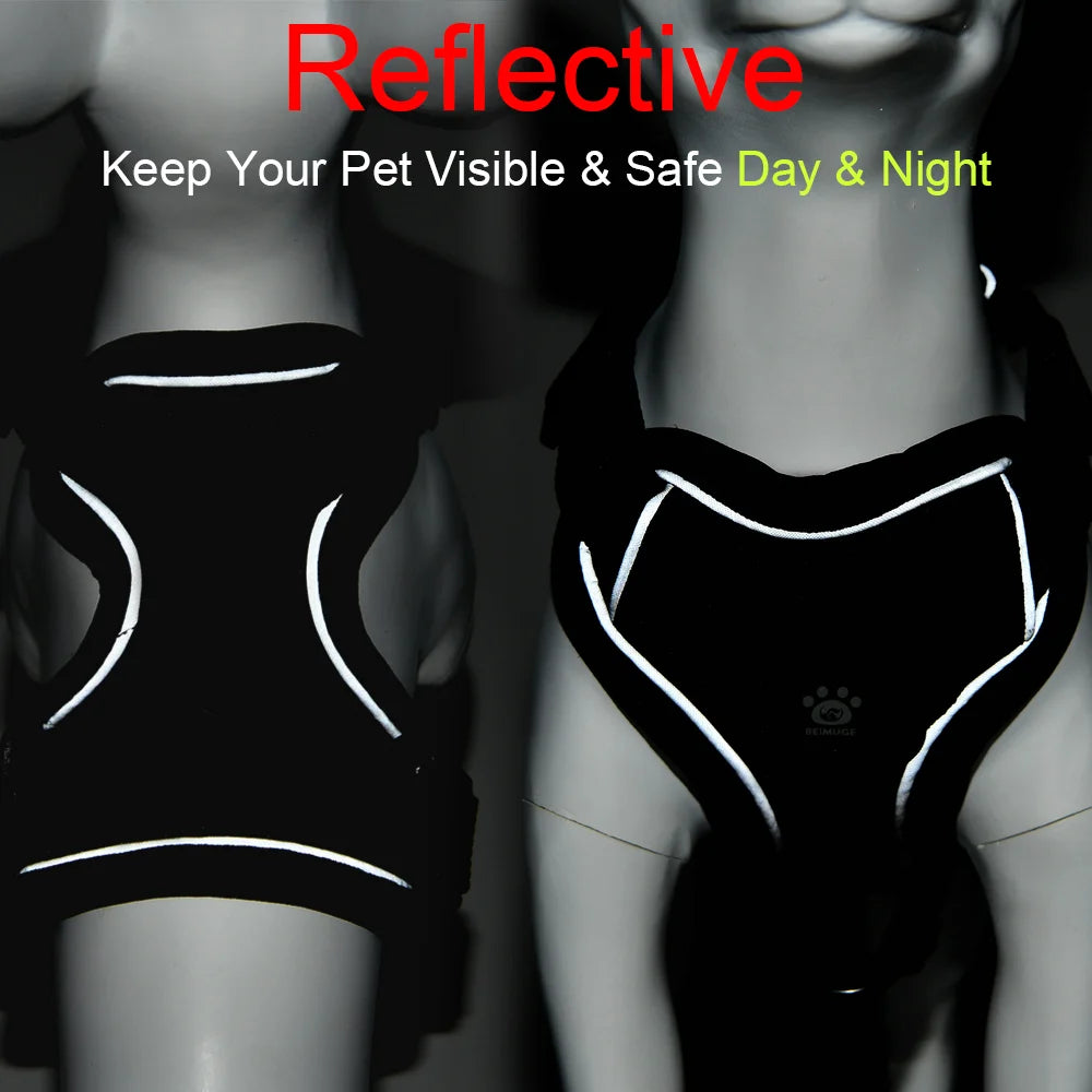 Reflective Adjustable Cat Harness Leash For Cats And Small Dogs