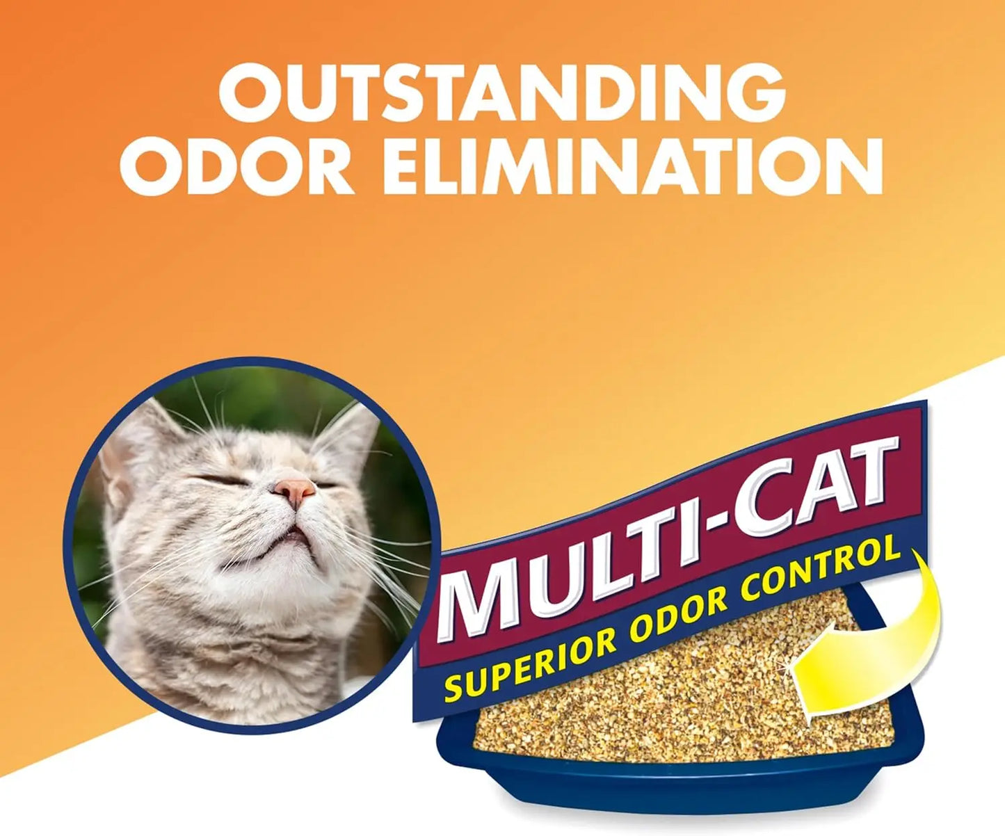 Natural Clumping Cat Litter For Odor Control Multi Cat Formula