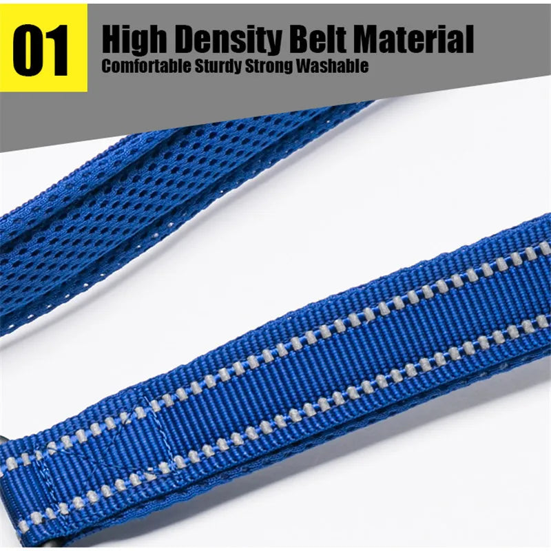 TrueLove Reflective Nylon Mesh Soft Pet Leash With Padded Comfort