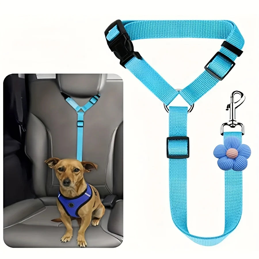 Dog Car Seat Belt Safety Tether For Vehicles Pet Travel