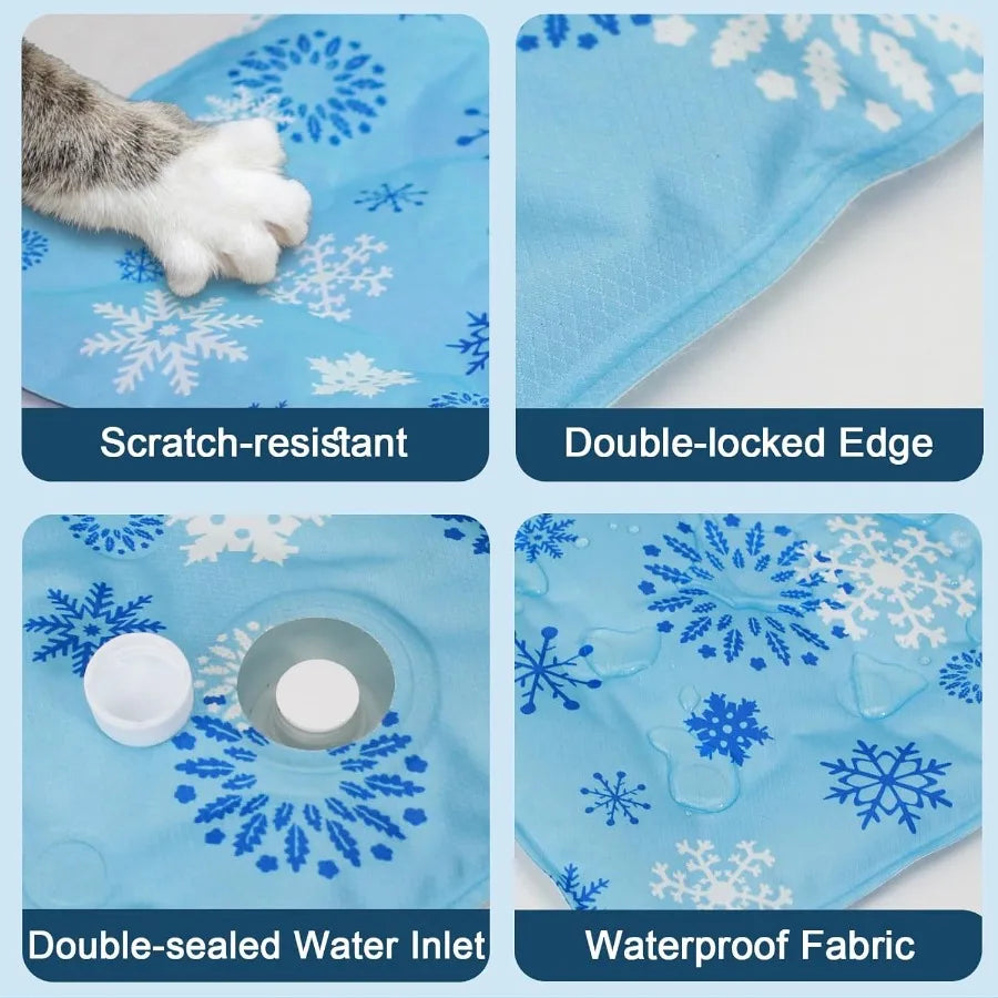 Foldable Gel Cooling Mat For Dogs And Cats Ice Powder