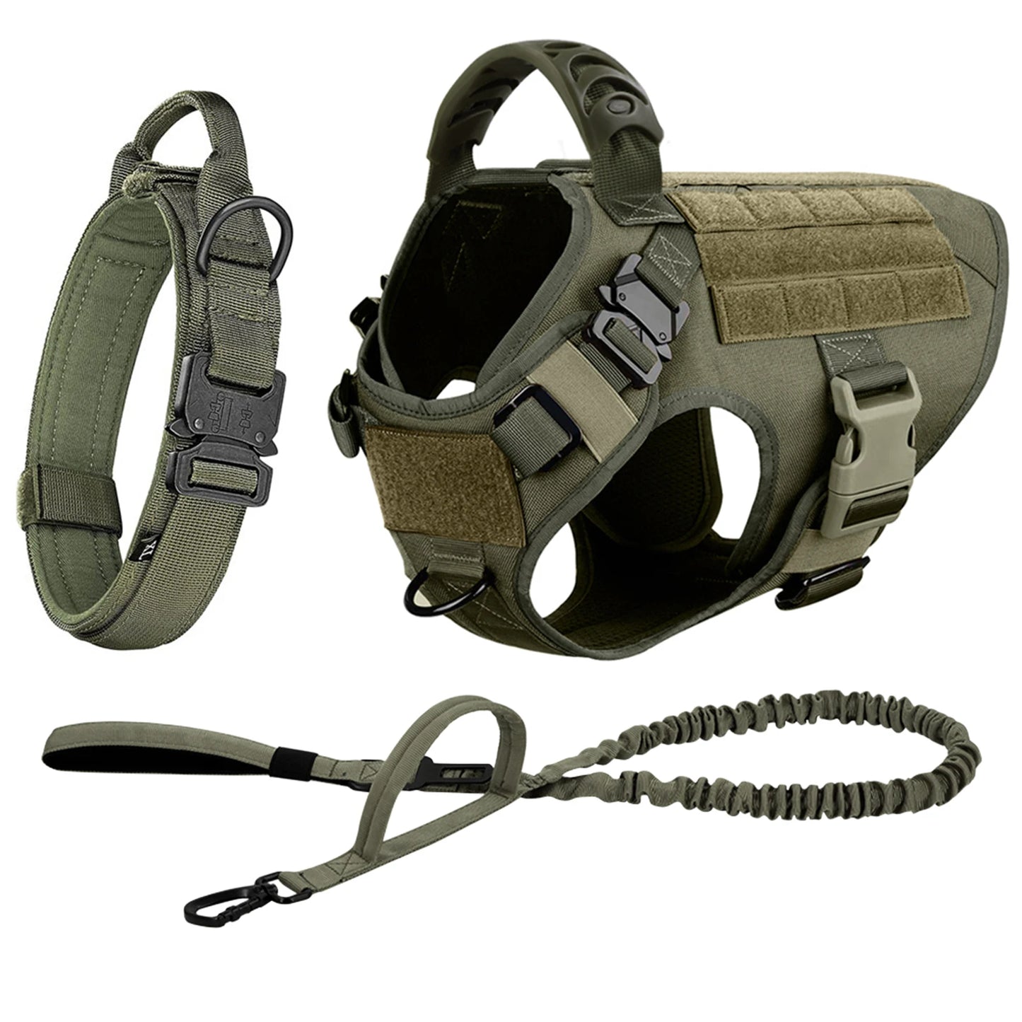 Large Dog Harness and Leash Set for Training Malinois
