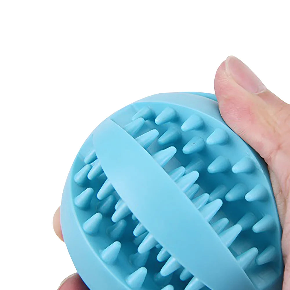 Cross-Border Rubber Leakage Bite Toy Ball For Dogs