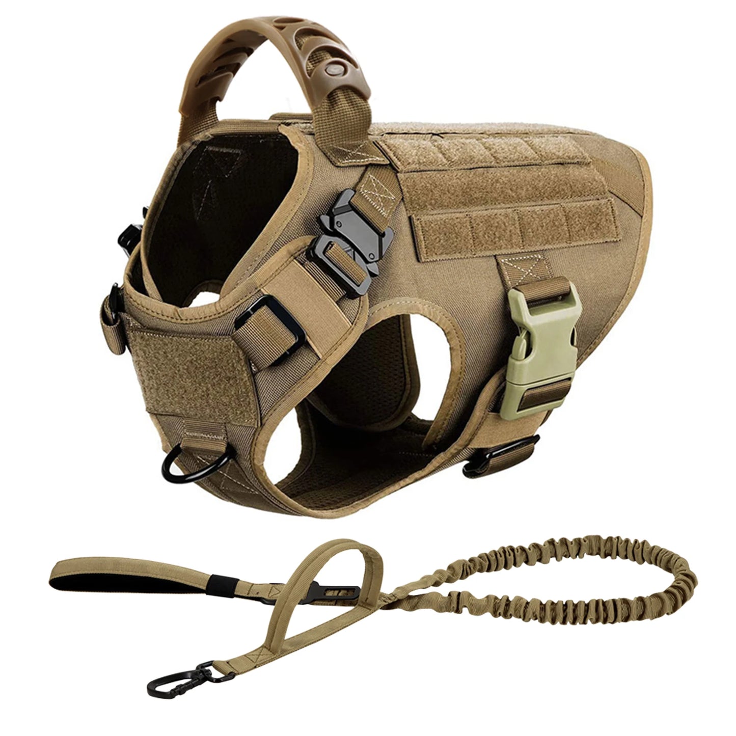 Large Dog Harness and Leash Set for Training Malinois