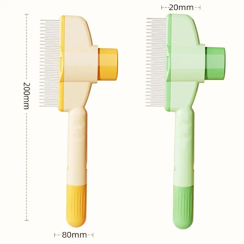 Self Cleaning Dog Grooming Comb Brush for Pet Hair Removal