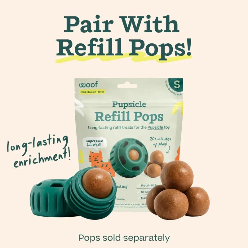 Pupsicle Interactive Dog Chew Toys With Weighted Base Snack Box